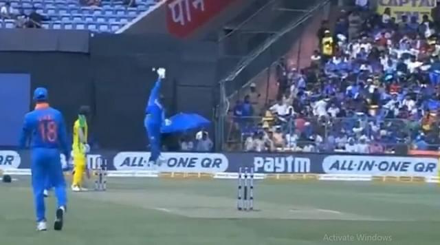 WATCH: Rohit Sharma backs-up Virat Kohli's wayward throw to KL Rahul in Bengaluru ODI