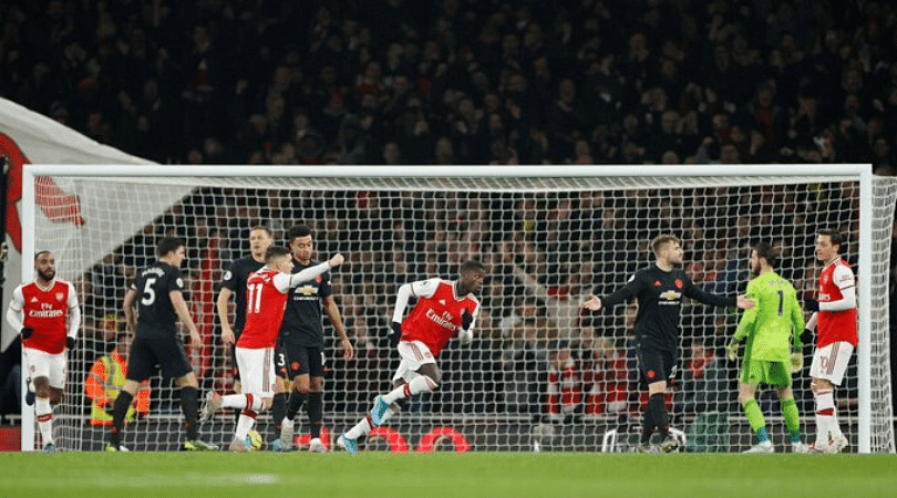 Nicolas Pepe finally comes good for Arsenal as he scores and tricks Luke Shaw inside 10 minutes vs Man Utd