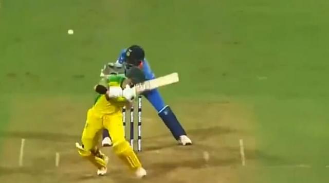 WATCH: Mumbai crowd chants 'Dhoni Dhoni' after KL Rahul fumbles behind the wickets vs Australia