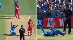 WATCH: Rashid Khan falls down hilariously while appealing Beau Webster in BBL 2019-20