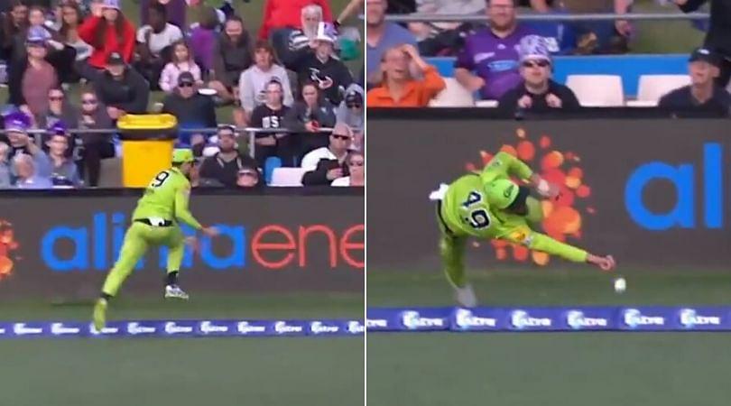 WATCH: Alex Ross nearly grabs catch of the millennium in Hurricanes vs Thunder BBL match
