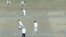 WATCH: Sarfaraz Khan hits seven fours in two overs off Pankaj Jaiswal in Ranji Trophy