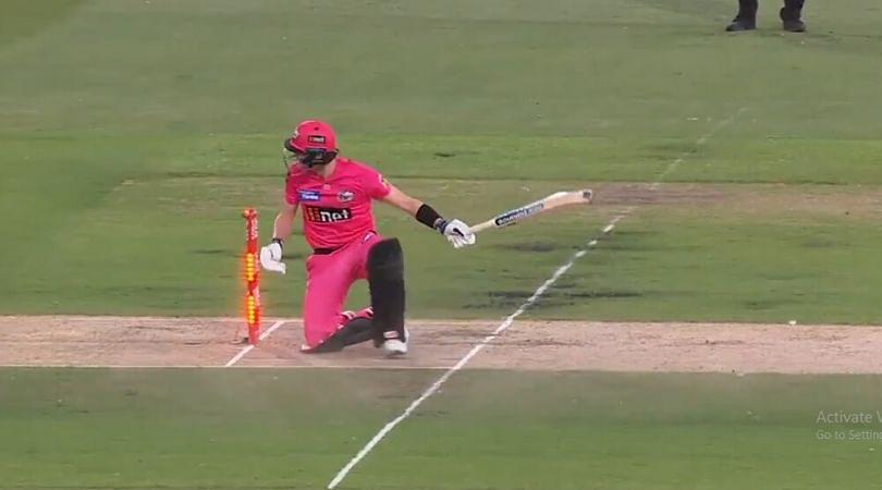 WATCH: Steve Smith survives hit-wicket off Haris Rauf as wind blows away bail in Stars vs Sixers match