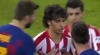 Barcelona players ganged up on Joao Felix after he confronts Lionel Messi