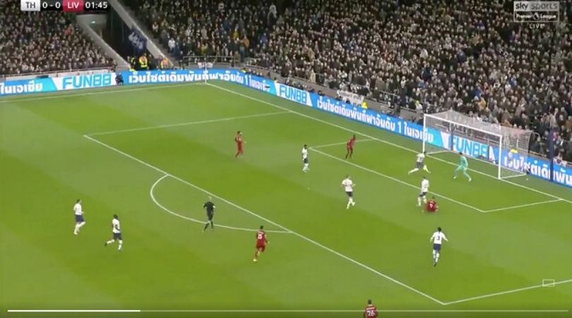 Japhet Tanganga makes double-save against Liverpool on his debut game ...