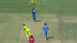 Watch: Rohit Sharma hits tennis forehand boundary against Australia