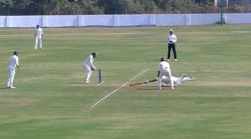 Ricky Bhui run-out vs Gujarat: Watch Siddarth Desai's shrewdness dismisses Andhra batsman