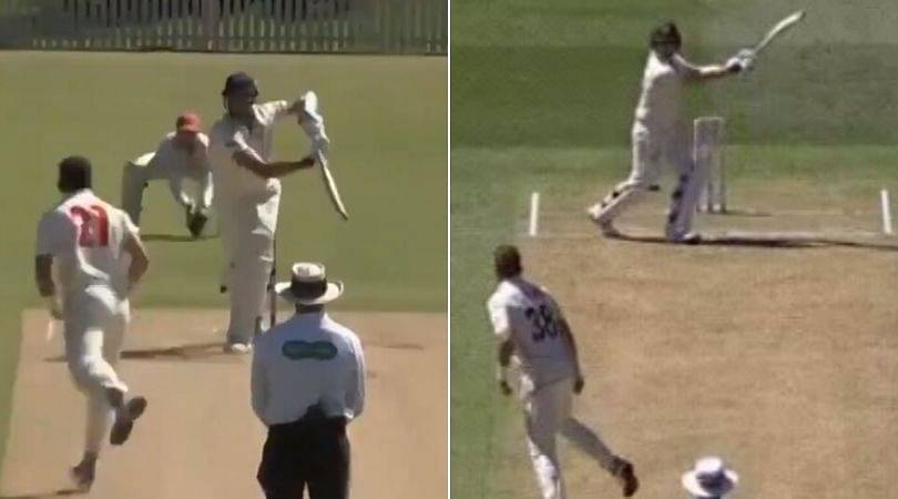 WATCH: Harry Conway emulates Steve Smith by leaving balls strangely in Sheffield Shield 2019-20