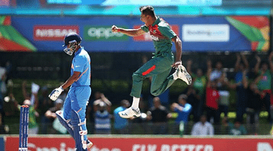 India and Bangladesh players involved in a brawl after ICC U19 World Cup final
