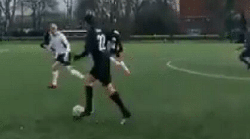 Kaka turns up at a 5 a side game in Hackney, London and scores a worldie
