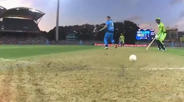 WATCH: Arjun Nair involved in doomed run-out in Strikers vs Thunder BBL knockout match