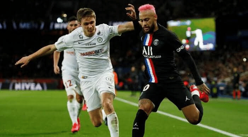Neymar responds to foul by Montpellier player by absolutely humiliating him