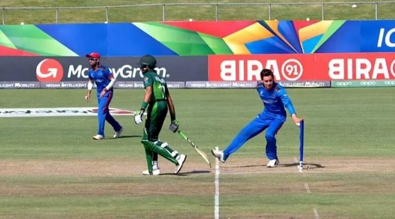 WATCH: Noor Ahmad mankads Mohammad Huraira in Pakistan vs Afghanistan U-19 World Cup match
