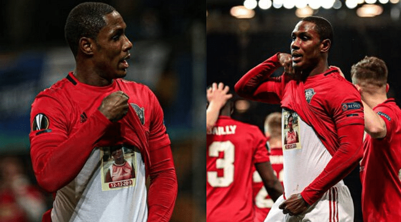 Odion Ighalo first Man Utd goal Red Devils forward dedicates his first goal to late sister