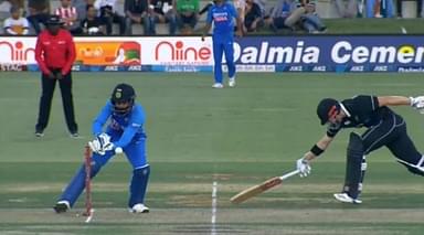 WATCH: KL Rahul misses simple run-out to dismiss Henry Nicholls in third ODI