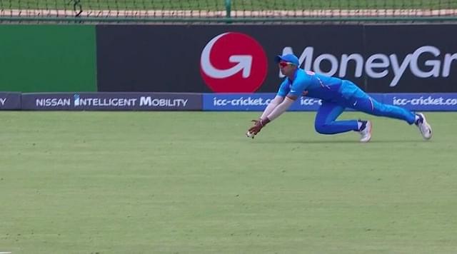 WATCH: Divyaansh Saxena grabs magnificent catch to dismiss Mohammad Haris in IND vs PAK U-19 World Cup semi-final
