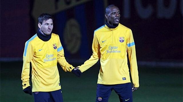 Lionel Messi takes on Eric Abidal on social media after Barcelona's sporting director passes statements