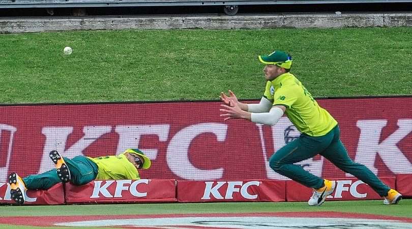 WATCH: Faf du Plessis and David Miller's tag team effort dismisses Mitchell Marsh in Port Elizabeth T20I