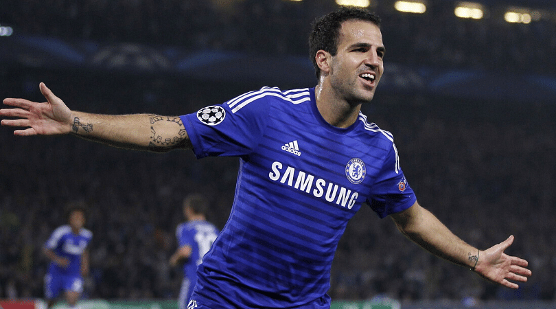 Cesc Fabregas recounts hilarious story about losing a bet during Chelsea training