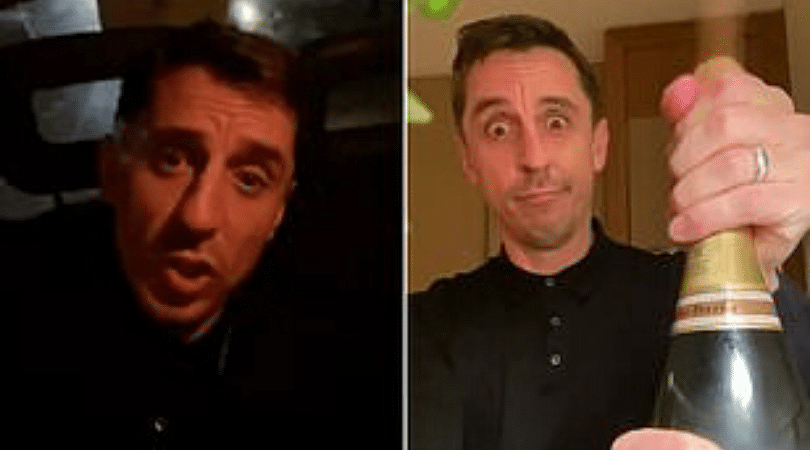 Gary Neville’s tweet after Liverpool’s shock loss to Watford goes viral
