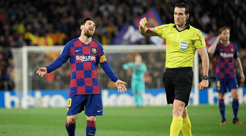 Lionel Messi free kick foiled by Real Sociedad’s ingenious tactic