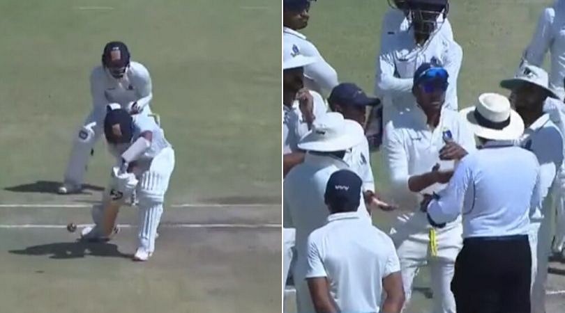 WATCH: Cheteshwar Pujara survives in Ranji Trophy final due to nine-meter rule; erupts on-field debate