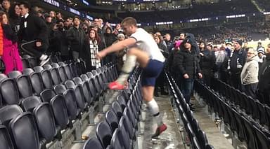 Eric Dier run into stands to confront fan after defeat against Norwich City