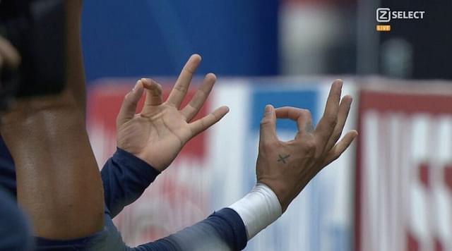Neymar copies Erling Haaland's celebration after scoring against Borussia Dortmund