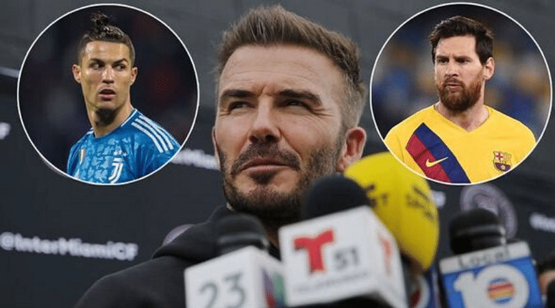 David Beckham casts his verdict on the Cristiano Ronaldo, Lionel Messi debate