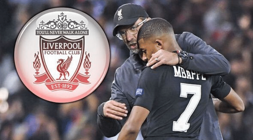mbappe in liverpool kit