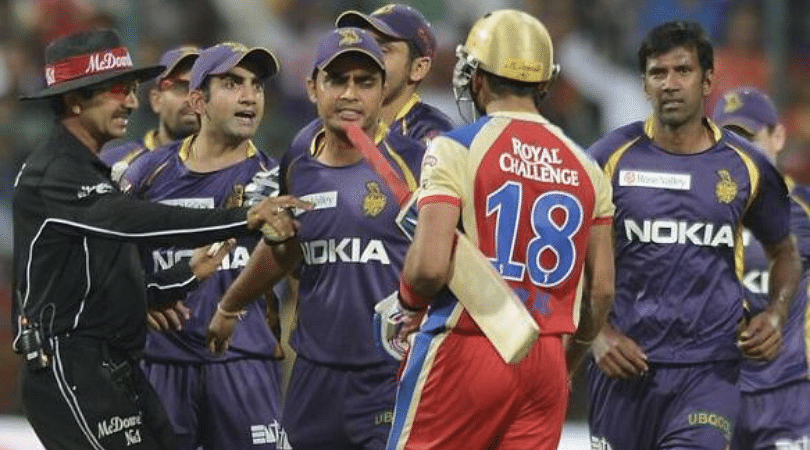 virat kohli and gautam gambhir fight reason