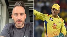 WATCH: CSK's Faf du Plessis reveals MS Dhoni-related Best IPL memory