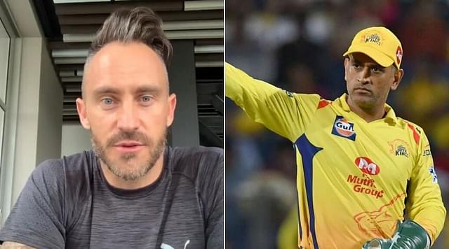 WATCH: CSK's Faf du Plessis reveals MS Dhoni-related Best IPL memory