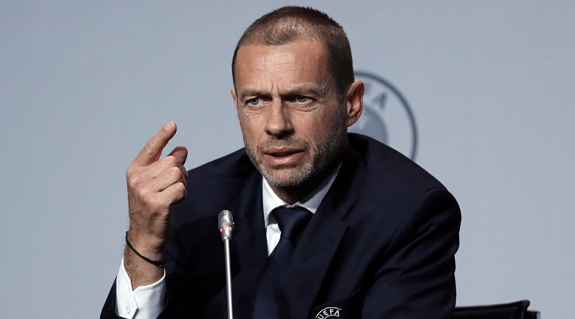 UEFA President asked if he supports Man City’s Champions League ban