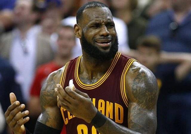 LeBron James played with a broken hand