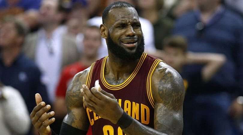 The time when LeBron James played with a broken hand in the NBA Finals ...