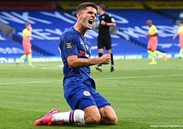 Christian Pulisic goal Vs Manchester City: Chelsea star's goal brings Liverpool to lift Premier League title earlier