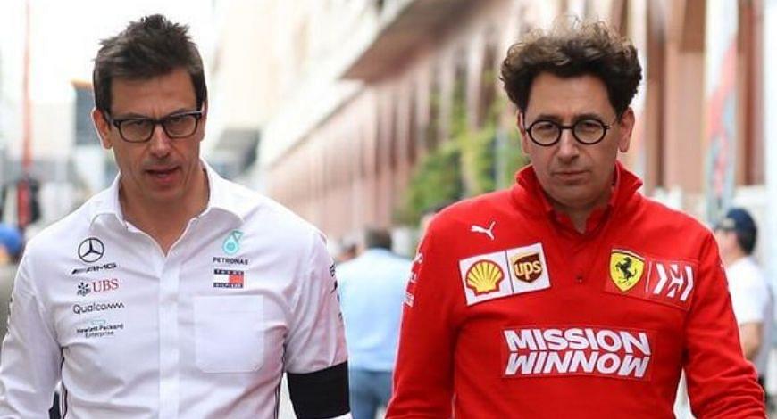 “Mercedes always have an opinion” – Ferrari Boss not pleased with Toto Wolff’s comments on Vettel