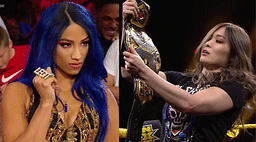 “I will make her into the star” – Sasha Banks on her clash with NXT Women’s Champion Io Shirai
