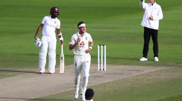 Stuart Broad 500th Test wicket: Watch English seamer dismisses Kraigg Brathwaite to enter elite club
