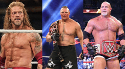 Edge takes a swipe at Goldberg and Brock Lesnar