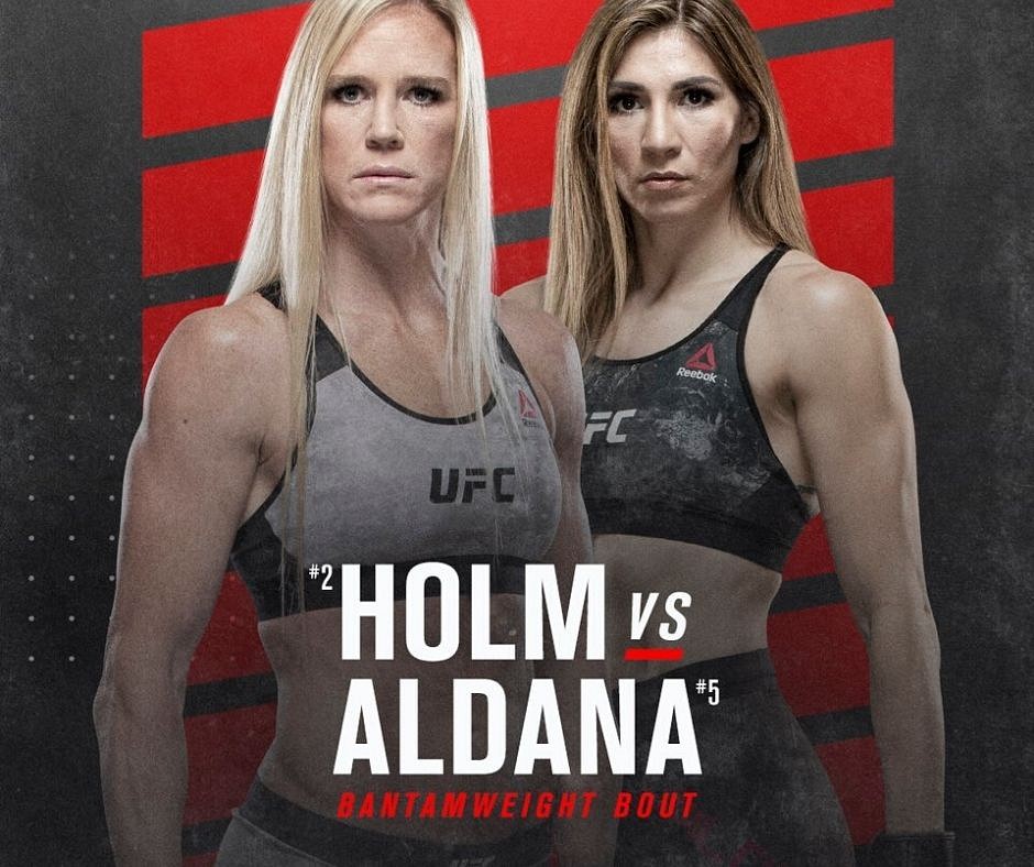 Ufc Fight Night August 1 Holly Holm Vs Irene Aldana Postponed Derek Brunson Vs Edmen Shahbazyan Will Be The New Main Event The Sportsrush