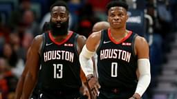 Why did James Harden and Russell Westbrook not travel with Houston Rockets