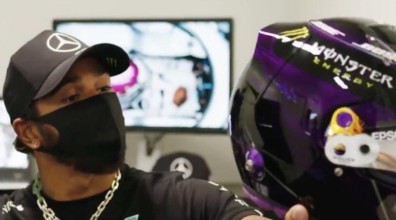 Lewis Hamilton new helmet
