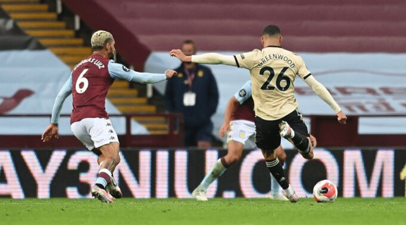 Mason Greenwood goal vs Aston Villa Man Utd protégé belts a stunner to double lead