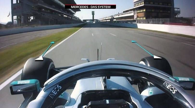 Mercedes F1 DAS system