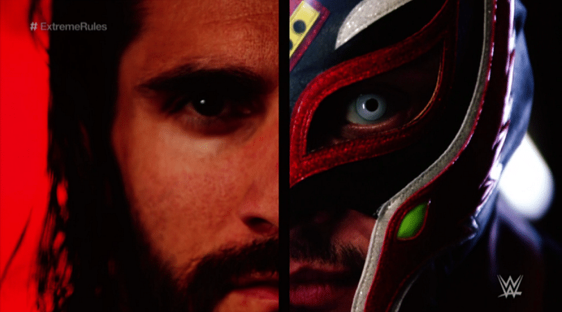 Rey Mysterio Vs Seth Rollins Rollins Gouges Mysterio S Eye In The First Ever Eye For An Eye Match The Sportsrush