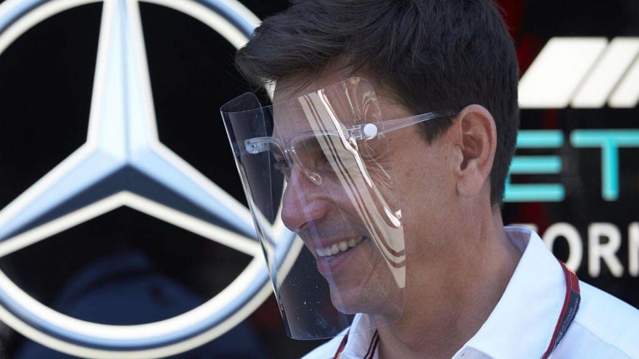 Toto Wolff face shield