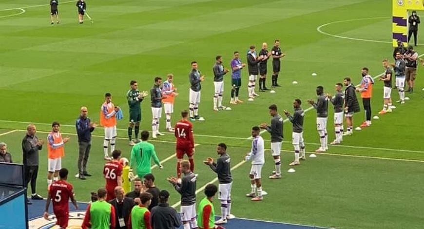 Liverpool Guard Of Honour: Manchester City Pays Tribute To Premier ...