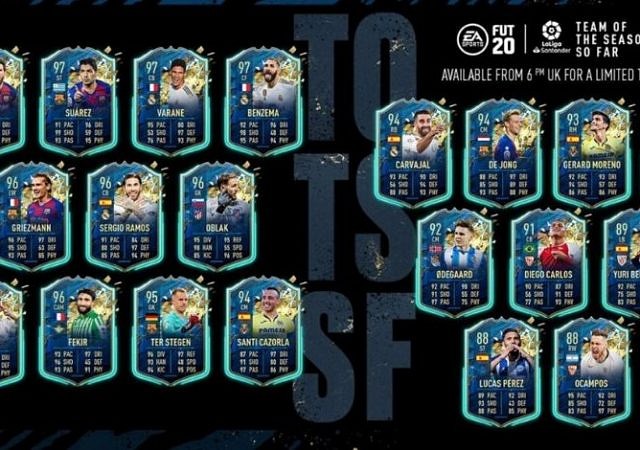 La Liga TOTSSF FIFA 20: EA releases La Liga Team of the season so far for the last time this season